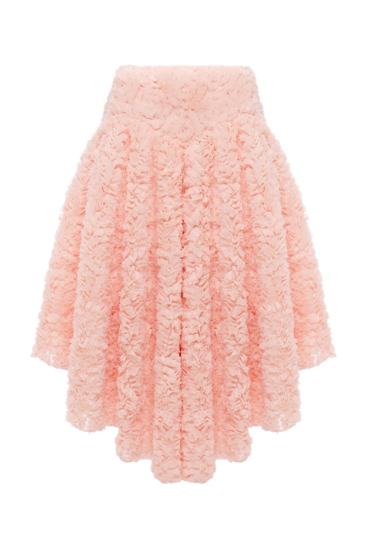 Юбка миди из фактурной ткани