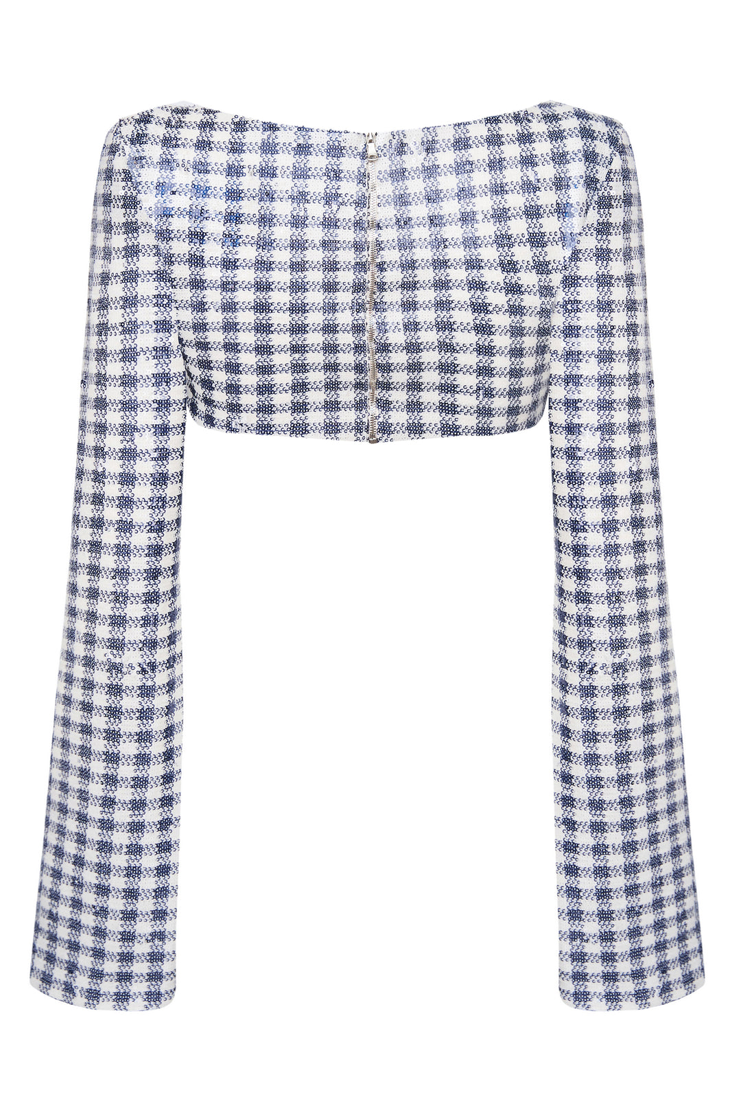 Топ из ткани с пайетками