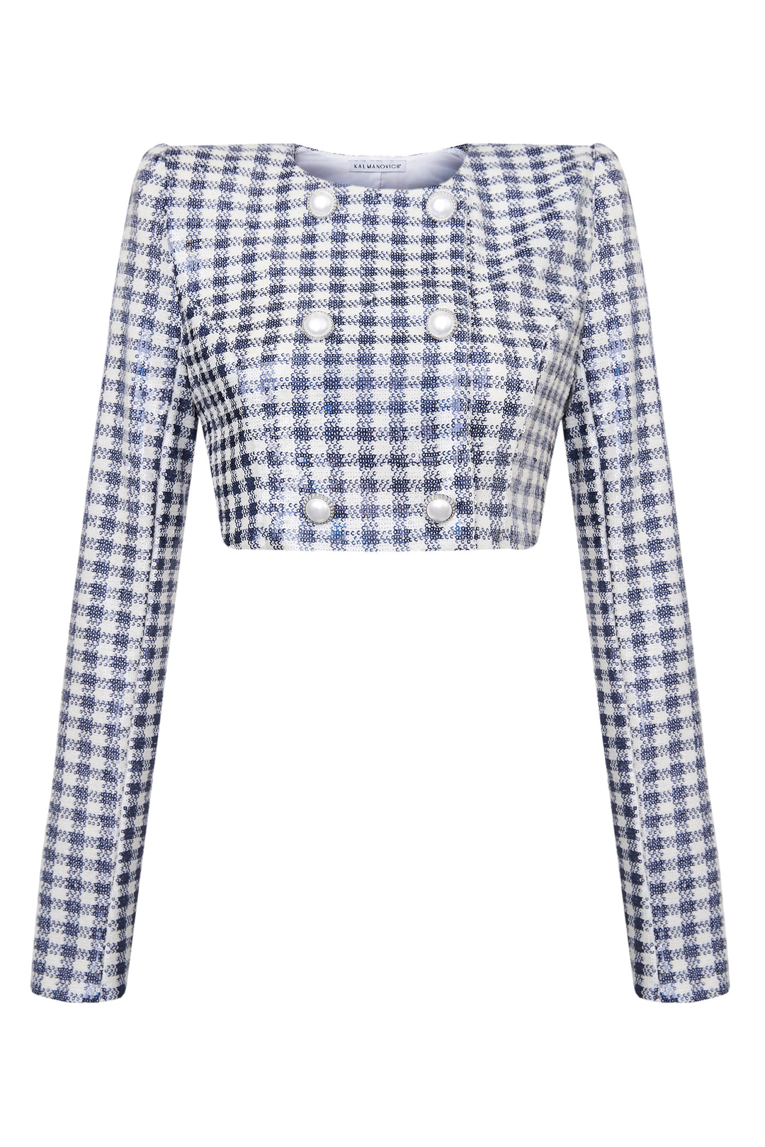 Костюм из ткани с пайетками