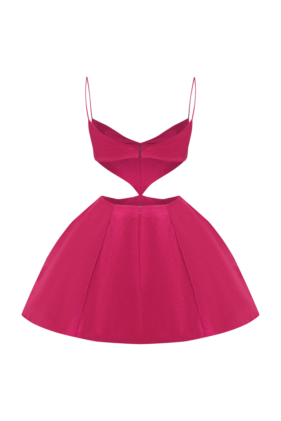 Мини платье с объемной юбкой