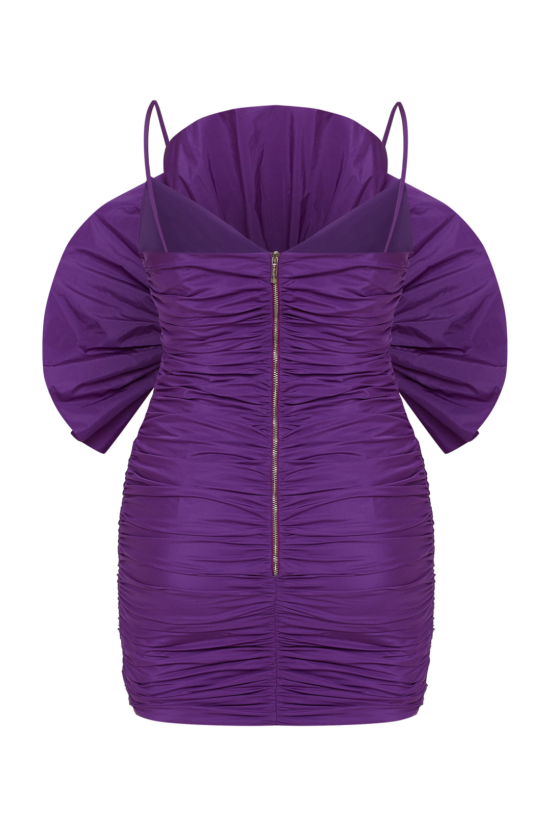 Мини платье из тафты