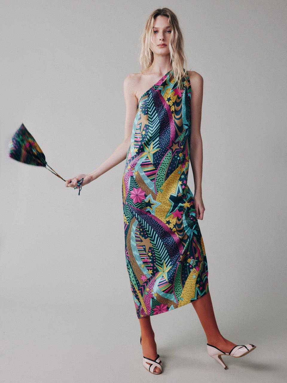 Cумка-кисет с принтом из шелка Liberty