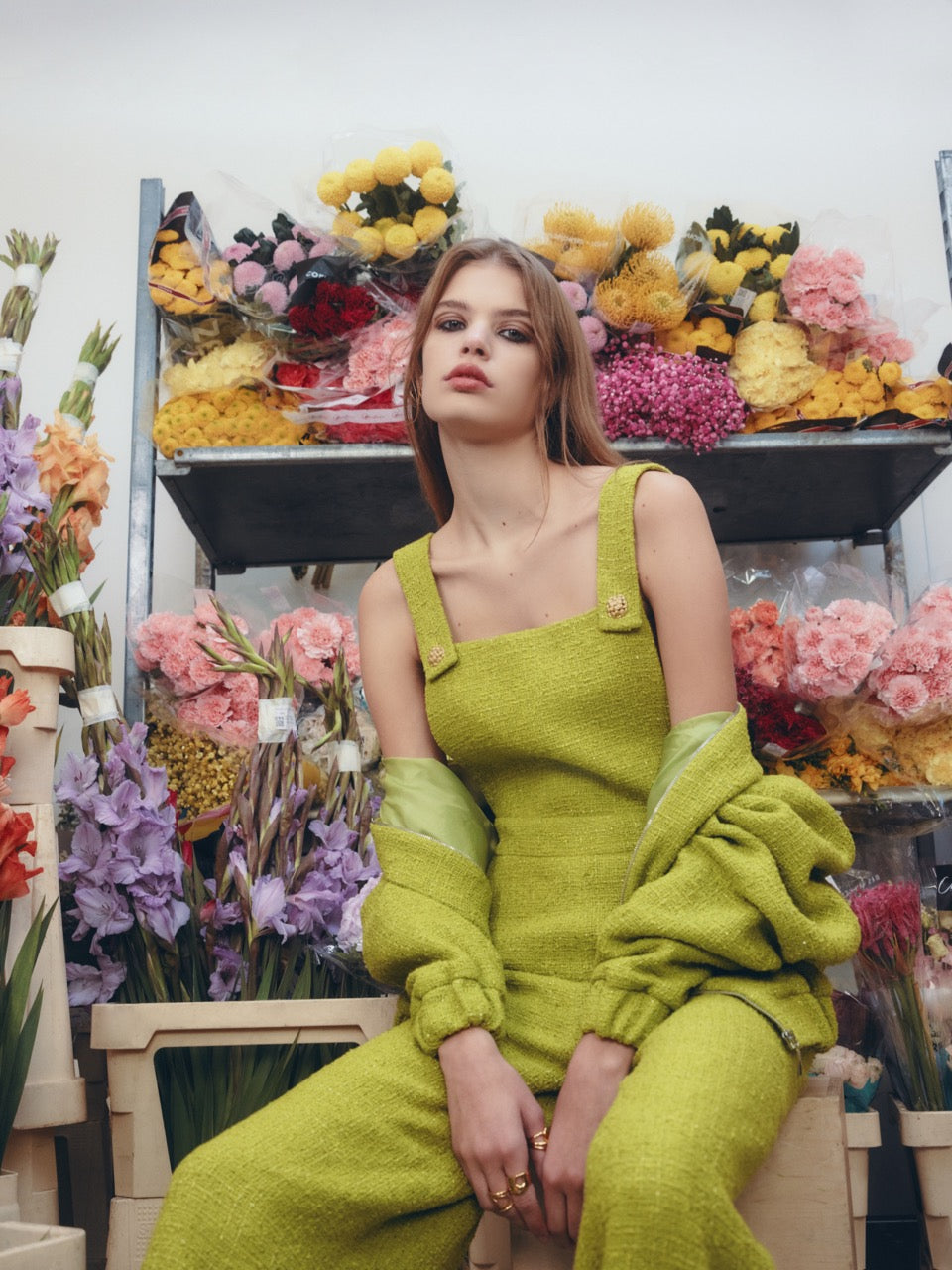 Комбинезон из твида