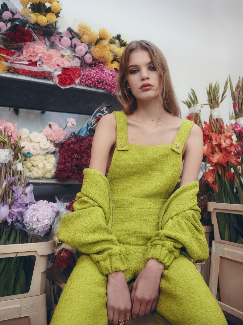 Комбинезон из твида