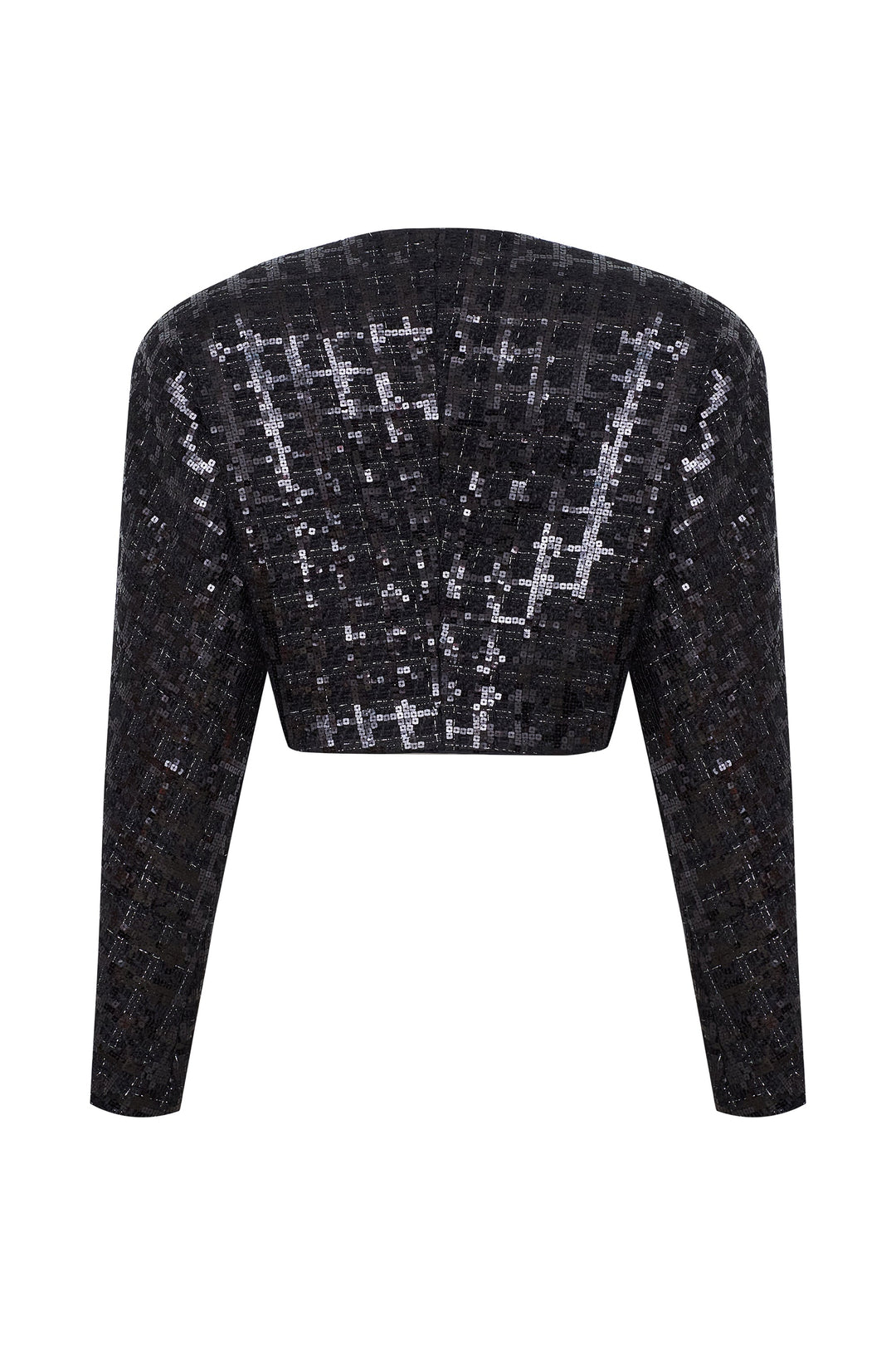 Костюм в клетку с декоративными звездами