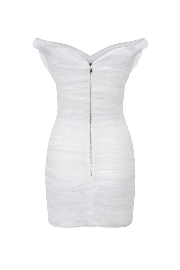 Платье бюстье из фатина