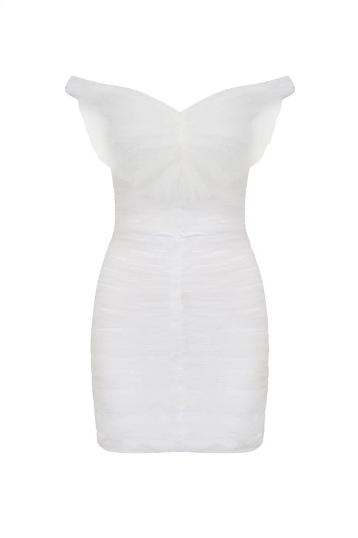 Платье бюстье из фатина